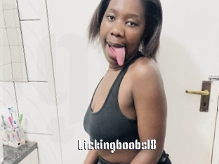 Lickingboobs18